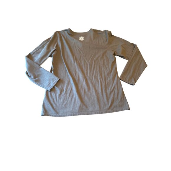 NWT Life Is Good Womens Crusher Tee Diversified Portfolio Design Gray L - Picture 5 of 5